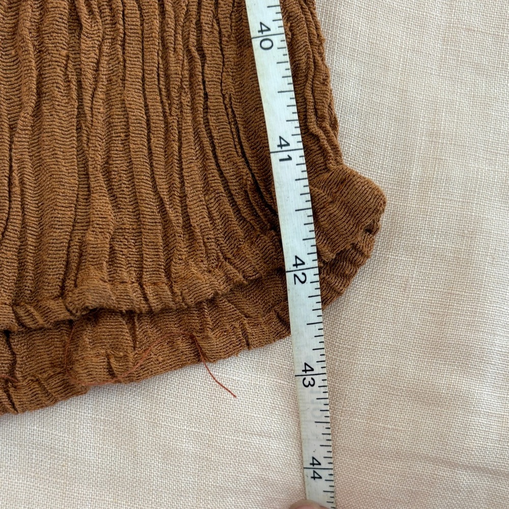 Boot-Flare Wide Leg Pants in Rust Brown - Picture 10 of 11